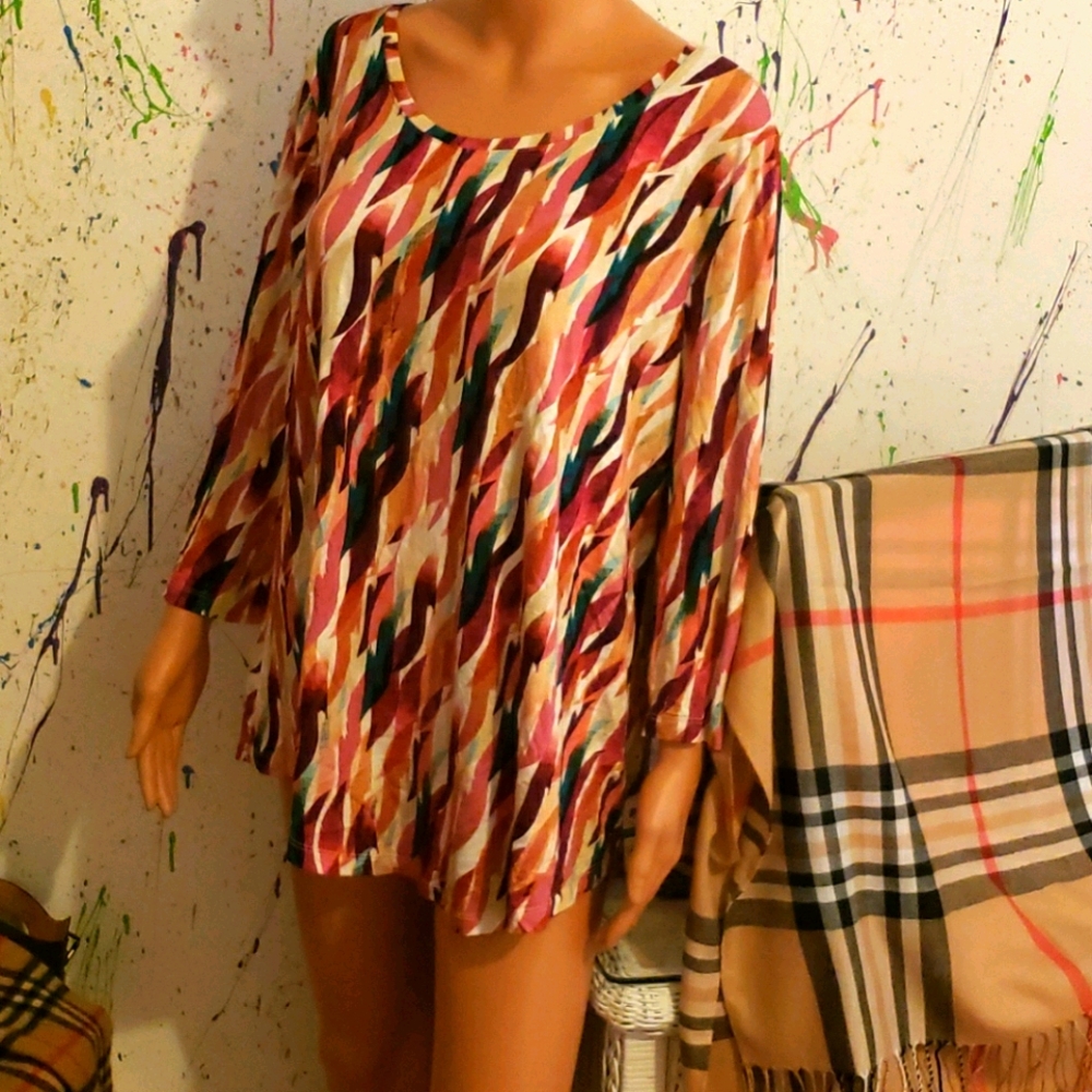 Colorful ladies top from jm COLLECTION
